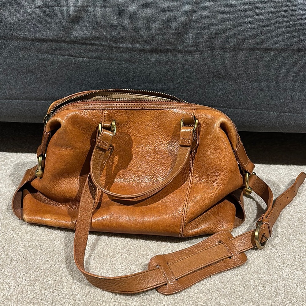 Madewell Leather Satchel with strap